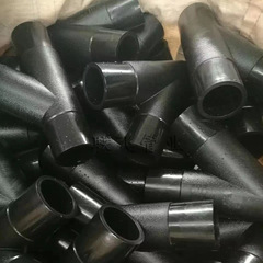 Factory supply PE high-flow sloping three-way Y-three-way reducer drainage pipe fittings new material PE components wholesale