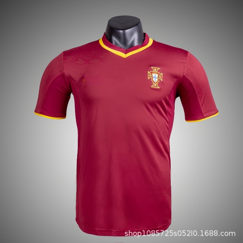 レトロサッカーユニフォームアルゼンチンスペインポルトガルフランスイングランドファン代表チームジャージTシャツトップ|undefined