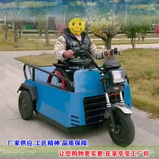 厂家供应电动代步子母车电动车下肢残疾助残车三轮不带顶蓬残障车