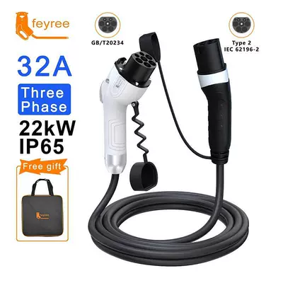 Indoor and Outdoor Use, Easy – Elektrikli avtomobil şarj cihazları - european-double-headed-gun-480v32a