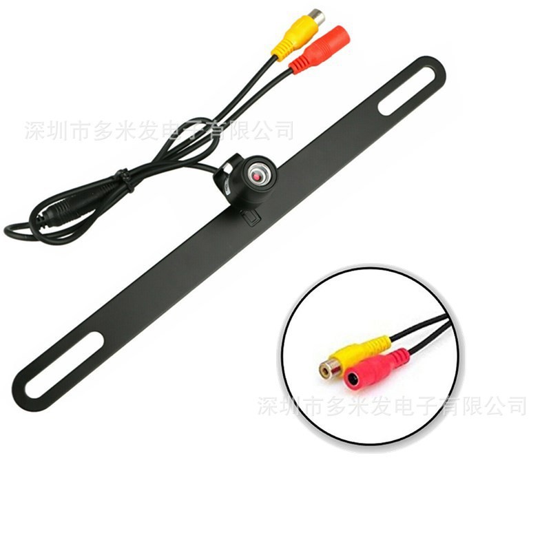 You Shang Jie YSJ Foreign Trade Long License Plate Frame Camera 4/8/12 LED US EU (Vehicle camera) - black