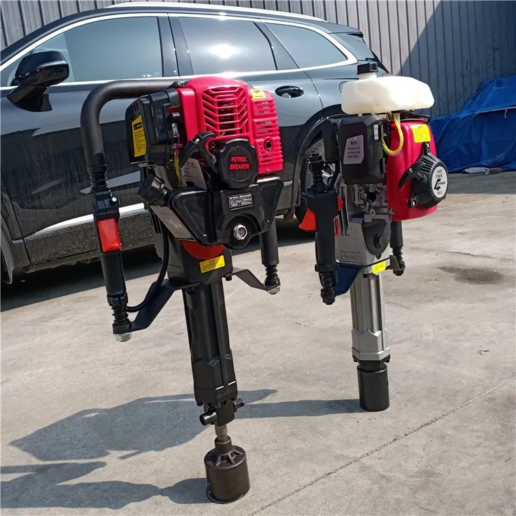 手持式防汛打桩机  抢险用便携式植桩机  丰宏大功率立桩机