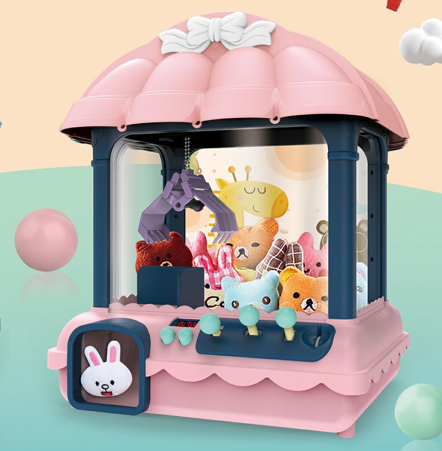 Tiktok mismo estilo muñeca infantil máquina de captura de monedas clip eléctrico muñeca máquina de dulces máquina de juego educativo Chenghai