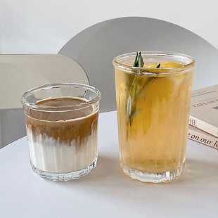 Bolimei Korean Ins Style Large Capacity Glass Cold Brew Coffee Cup Glass Cup Wholesale Milk Cup