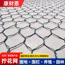 铁丝网护栏网养殖牛羊猪狗围网拧花网鸡鸭兔六角网钢丝网隔离栏栅