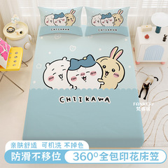 Chiikawa三小只亲肤床笠单件席梦思保护套防尘床垫罩全包防滑宿舍