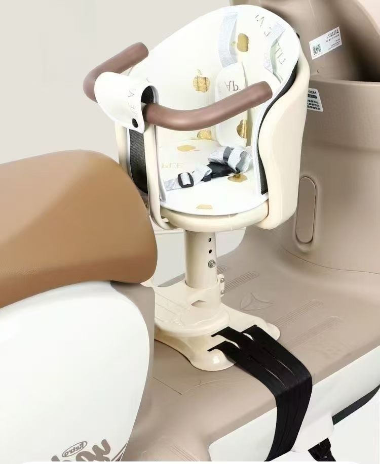 Electric vehicle child seat, safety seat, front-mounted seat for electric scooters, motorcycles, children, babies, infant seat