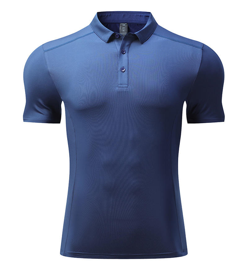 Camiseta de solapa de ropa de polo de hombro de alta gama para hombres