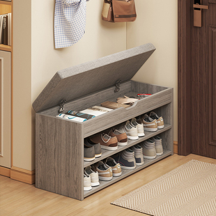 8V Shoe Rack Home Doorway New 2024 Shoe Cabinet Multi-layer Storage Small Narrow Simple Sitting Soft Bag Shoe Change