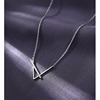 Small design necklace, chain for key bag , 2023 collection, silver 925 sample, trend of season, light luxury style