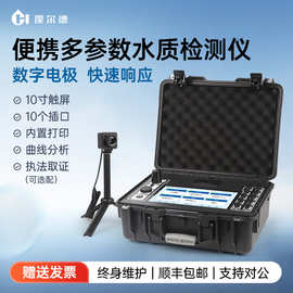 电极法便携式多参数水质检测仪cod氨氮ph浊度余氯分析传感器测定