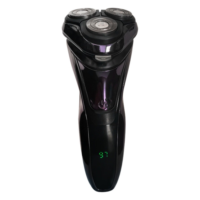Lingke FS-9188 máquina de afeitar eléctrica negro lavada coche USB recargable hombres