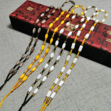 贝壳玉绳挂绳项链绳转运珠玉石水晶项链线绳吊坠挂件绳男女