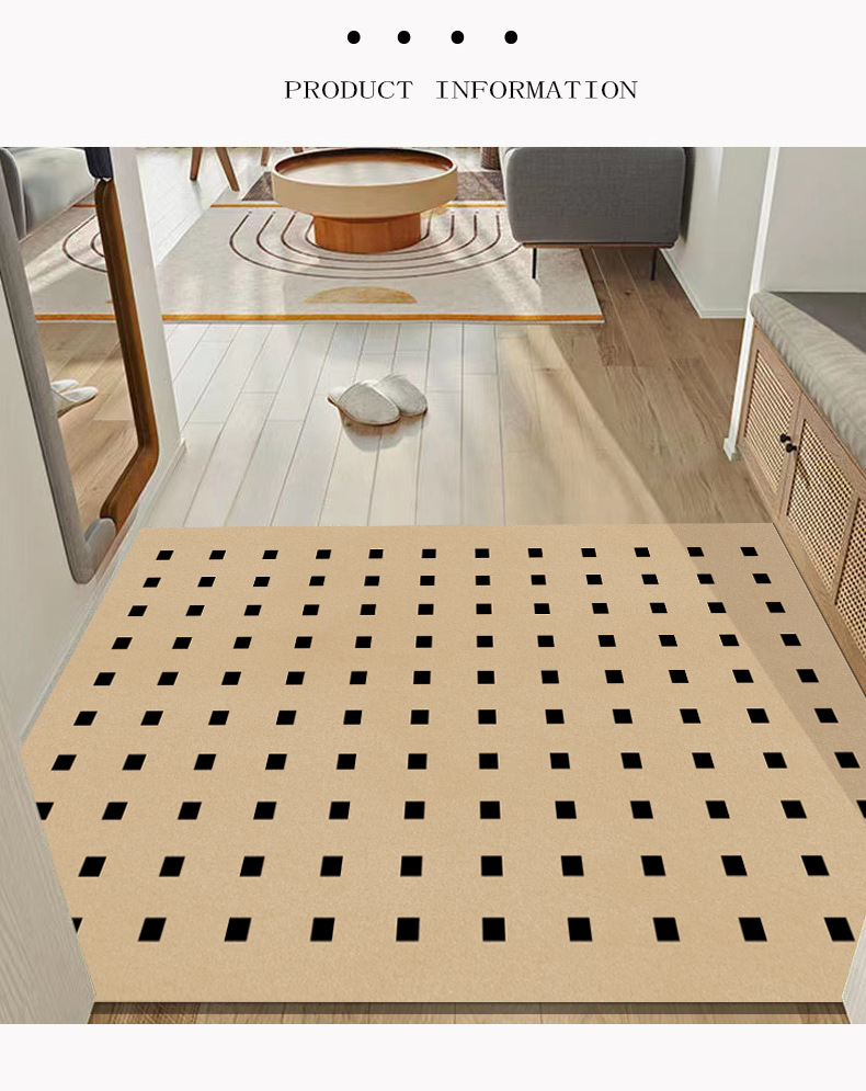Rutschfeste Retro Fußmatte Für Eingang Küche Und Balkon_voghion.com