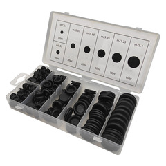 eBay wholesale 200PCS box packed single-sided wire protection ring set rubber shock pad wire ring over coil set