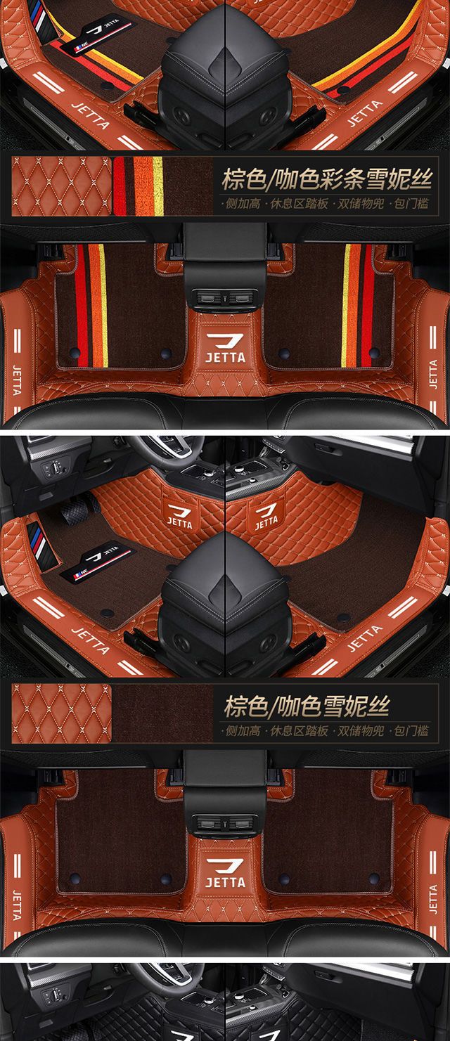 Suitable for new Jetta VS5 foot pad Jetta VS7 foot pad Jetta VA3 foot pad bag door side surround car foot pad