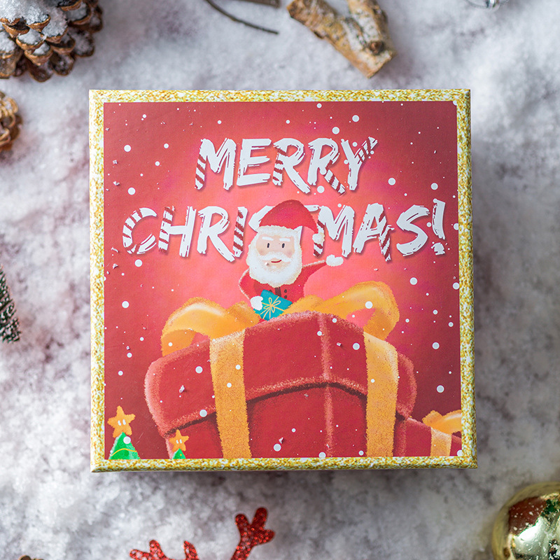 En stock caja de regalo de Navidad cubierta de cielo rojo caja de regalo grande bufanda termo taza caja de Nochebuena caja de Apple image 10