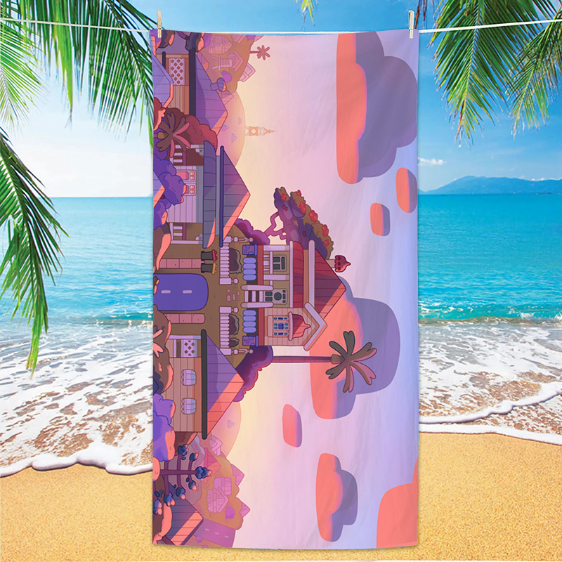 블루이 비치 목욕 타올 9