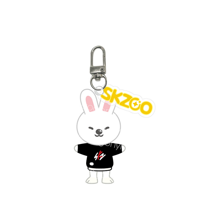 StrayKids nuevo SKZOO niños vagabundos de dibujos animados llavero acrílico colgante alrededor de estrellas