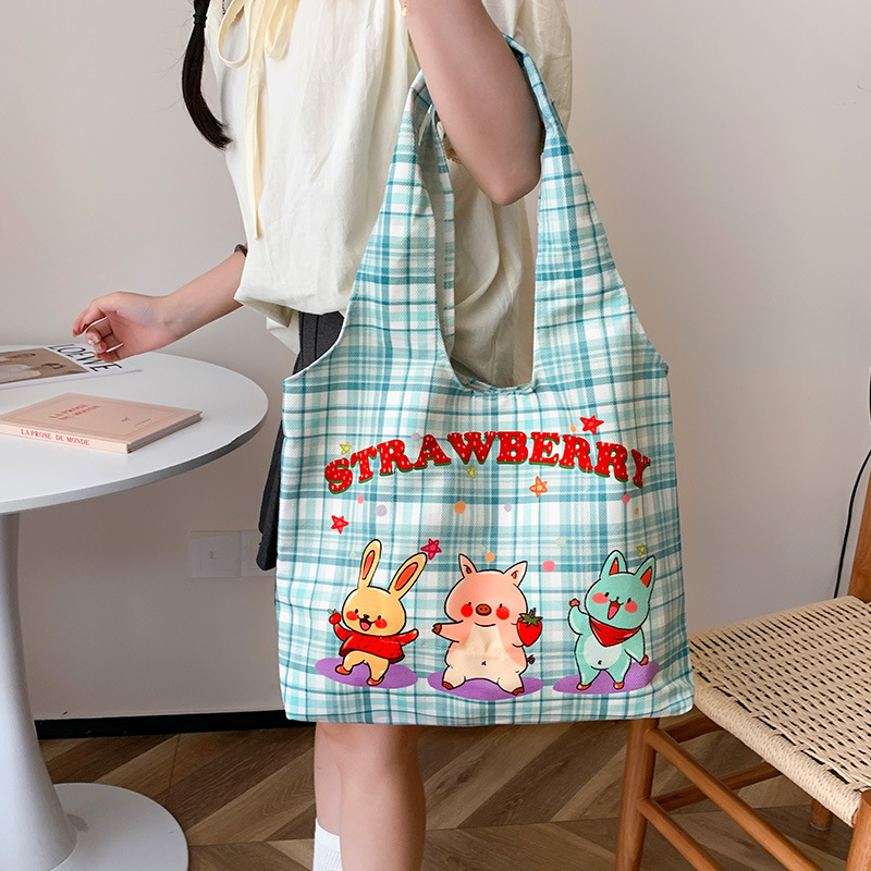 Bolsa coreana de alta capacidad bolso de hombro bolso de clase para estudiantes universitarios 2024 nuevo chaleco bolso al por mayor