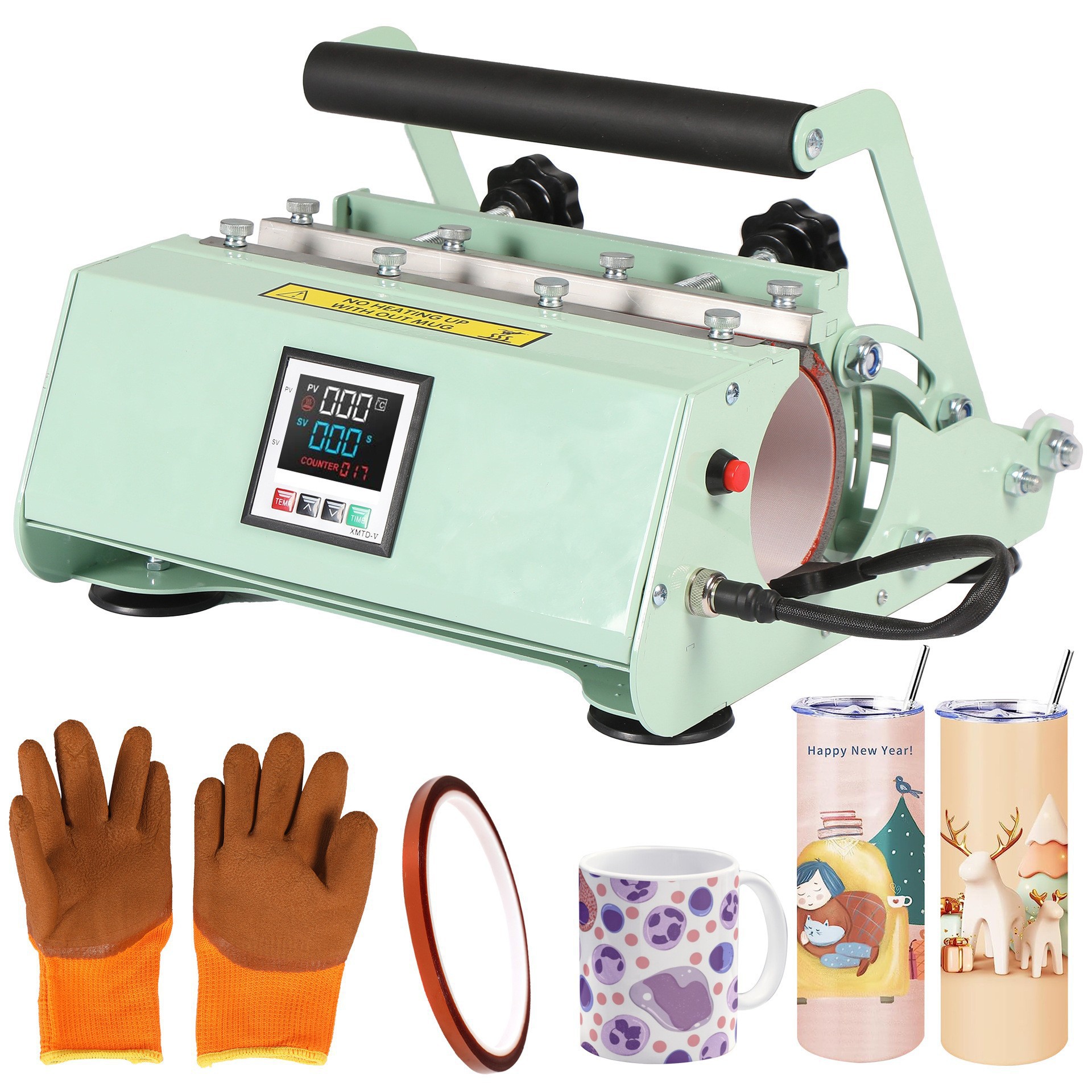 30oz手动烤杯机 多功能热升华马克杯烫画机20oz热转印机器烫杯机