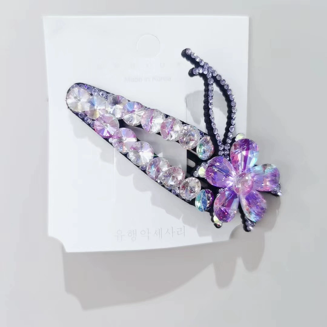 涵筱 Genuine universal hairgrip, bangs, flowered