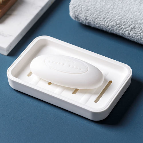 Double-layer soap box with lid, bathroom toilet drain soap box, creative travel portable soap holder, simple soap rack
