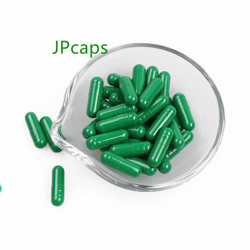 工厂直销全深绿胶囊0号明胶胃溶胶囊空心胶囊壳批发