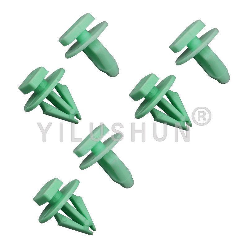 Piezas de automóviles al por mayor puerta guardia panel plástico nylon rueda ceja hebilla D477 OE:11569920