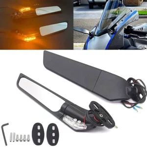 Sabit qanadlı arxa görüntü güzgüsü Kawasaki Yamaha Wind Knife üçün modifikasiya edilmiş reflektor