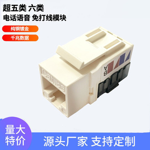 Directly Supplied from the Manufacturer, Category 5E and Category 6, High-Quality, Tested, High-Speed Transmission, Unshielded, No-Drill Network Module
