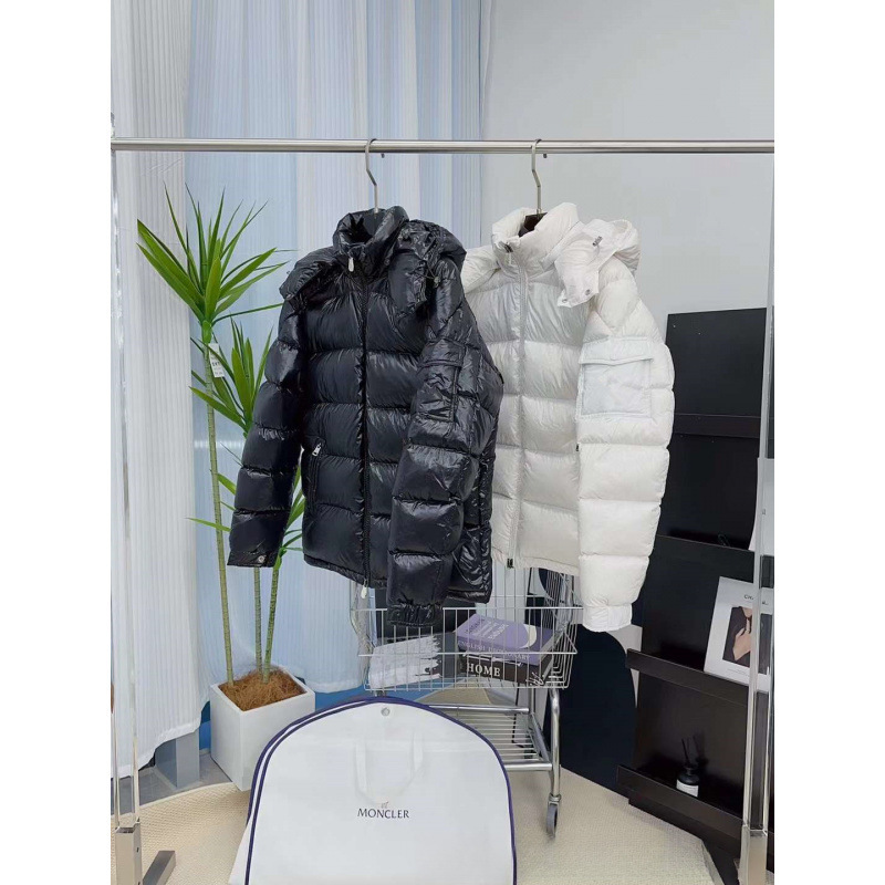 Cross-border high-end Maya Moncler-style down vest for men and women, three-color webbing couple's puffer jacket Cross-border high-end Maya Moncler-style down vest for men and women, three-color webbing couple's puffer jacket