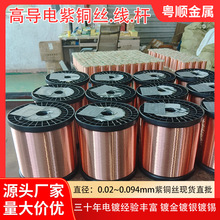 直径0.04mm长期现货供应 0.1/0.8mm软态国标紫铜丝+中山紫铜杆厂
