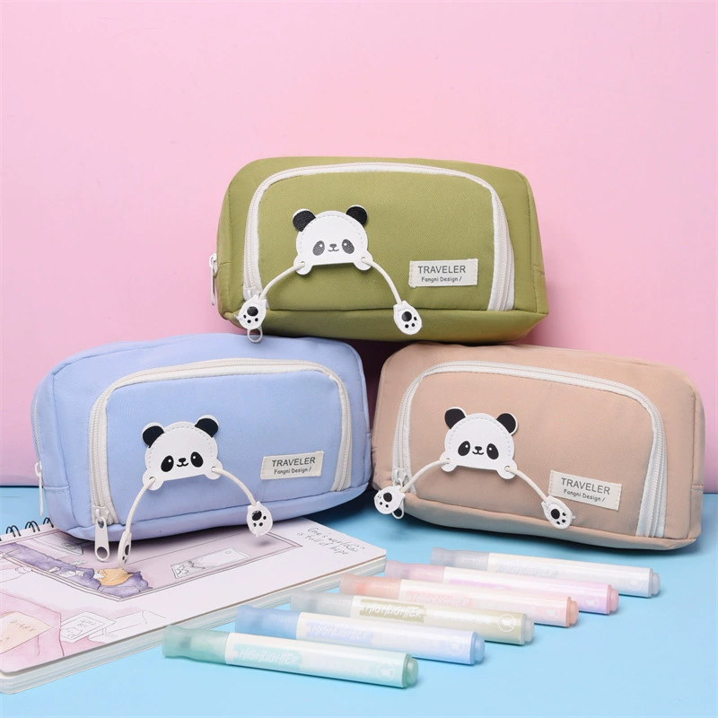 Большая сумка-ручка канцелярская коробка пенал милая девушка школьница канцелярская сумка высокая ценность для девочек средняя школа простой