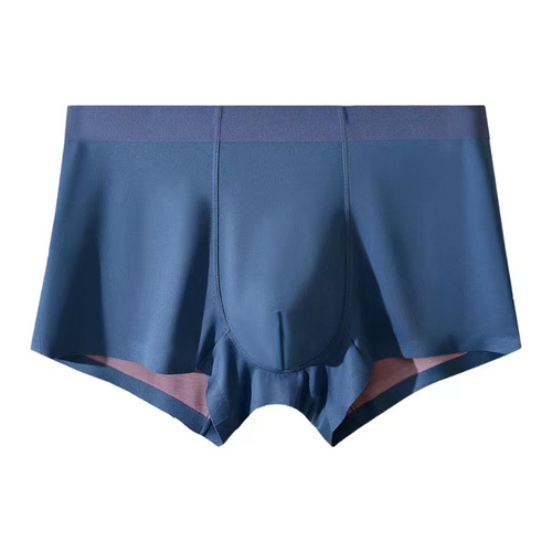 High-quality, double-sided, quick-drying 100S Lyocell Modal seamless men's underwear with ice silk, large size, breathable shorts for wholesale.