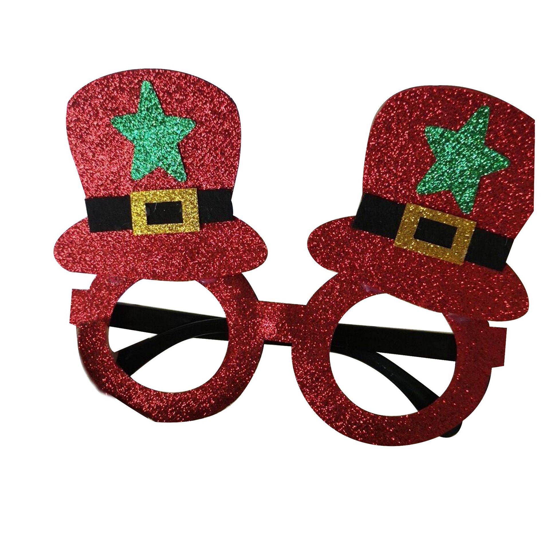 Fiesta de Navidad gafas de cebolla en polvo trébol gafas St. Patrick Festival irlandés vestir