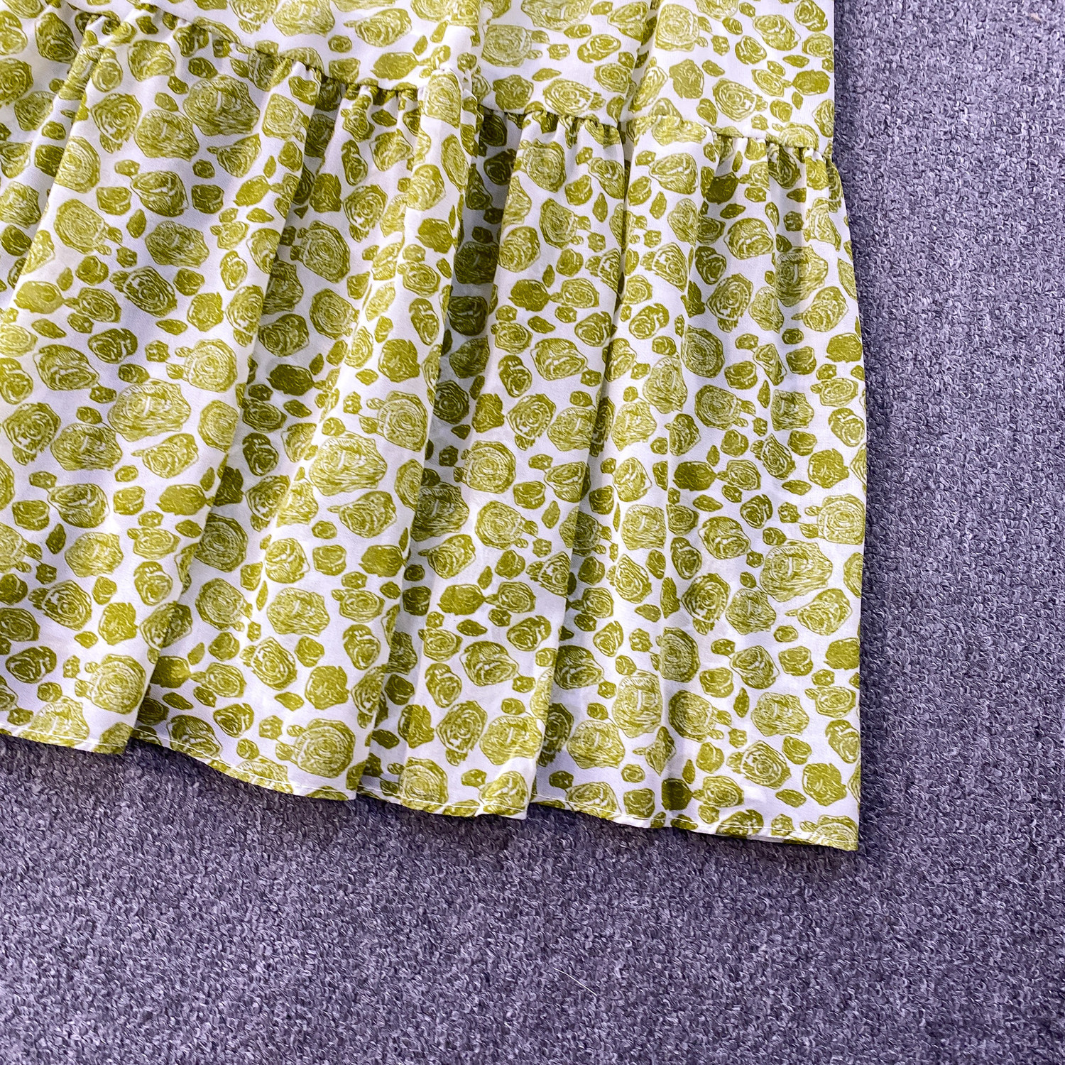 Damen Bluse Und Rock Set Mit Blumenmuster Und Hohem Bund_voghion.com