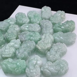 Manufacturer Wholesale Burmese Natural Jadeite A-Grade Lucky Pixiu Jade Pendant Dropshipping