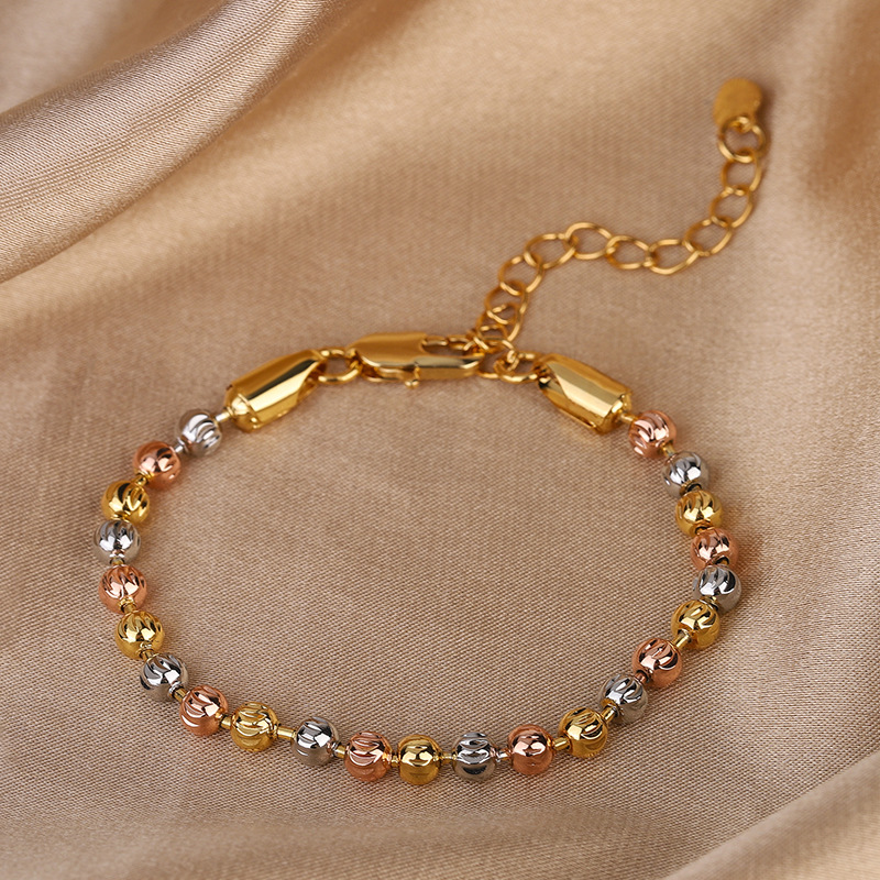 Zhuang sheng joyería temperamento retro al por mayor nicho diseño versátil collar de color electrochapado cadena cuentas oro traje las mujeres