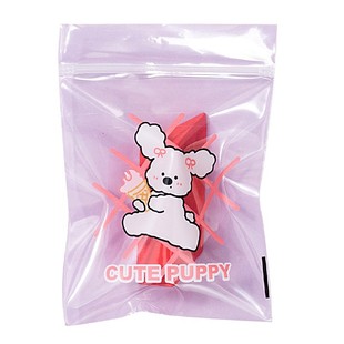 Thickened Cute Mini Self-sealing Bag Snack Candy Handmade Biscuit Sealed Bag Wax Bottle Sugar Snowflake Crisp Stall Packaging