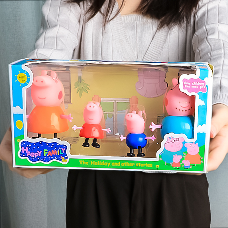 小猪玩具佩奇别墅过家家玩具公仔乔治房子男女孩礼物别墅生日礼物|undefined