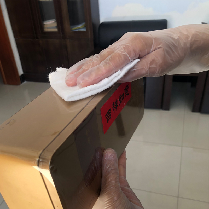 Wanli plástico desechables guantes de PVC 100 engrosada guantes de protección del hogar médico guantes de examen