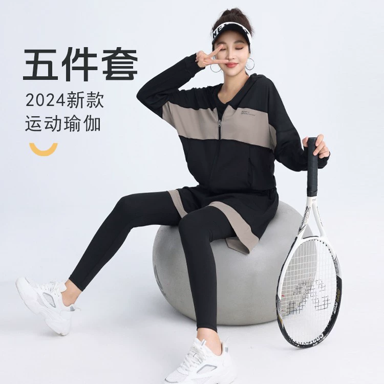 Спортивная одежда для йоги, комплект для тренировок в зале, AliExpress, большие размеры, свободный крой