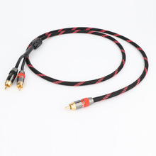 PreffairHIFI ��RCAת˫RCA��������Ƶ�ߴ�ͭһSub-2������YRCA��