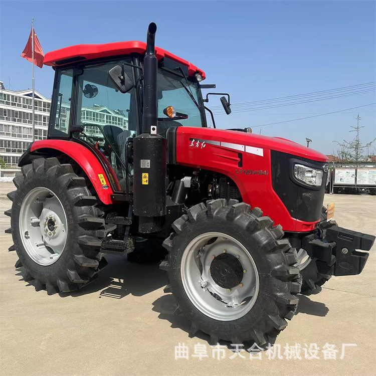东方红1204拖拉机高配翻地旋耕四驱四缸水旱两用12+12拖拉机