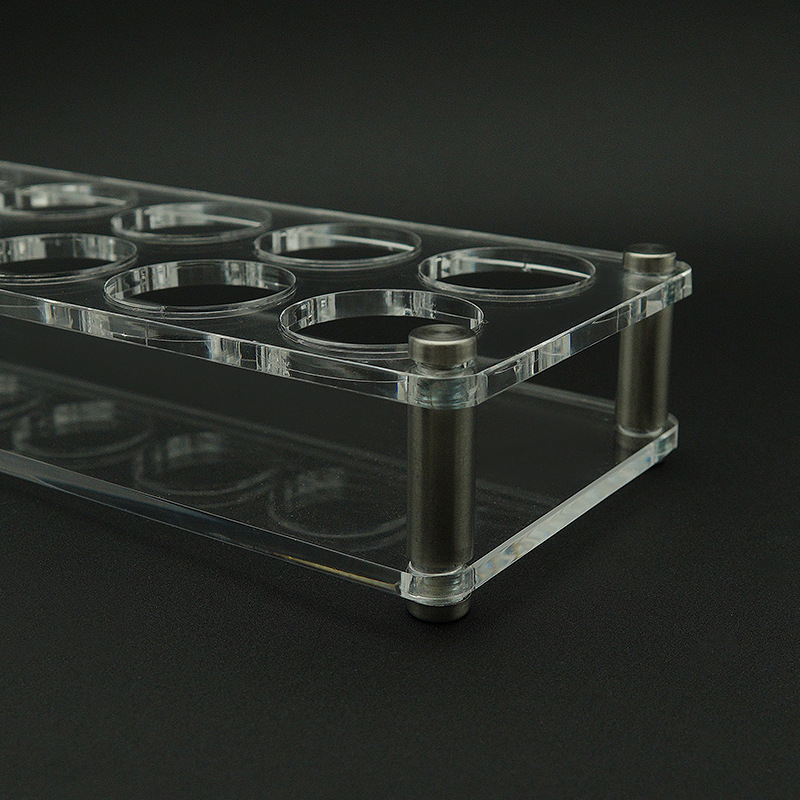 Acrílico transparente multi-rejilla soporte de exhibición de licor titular de la taza de bala una taza de vino extranjero etiqueta de almacenamiento rack titular de la taza de la barra