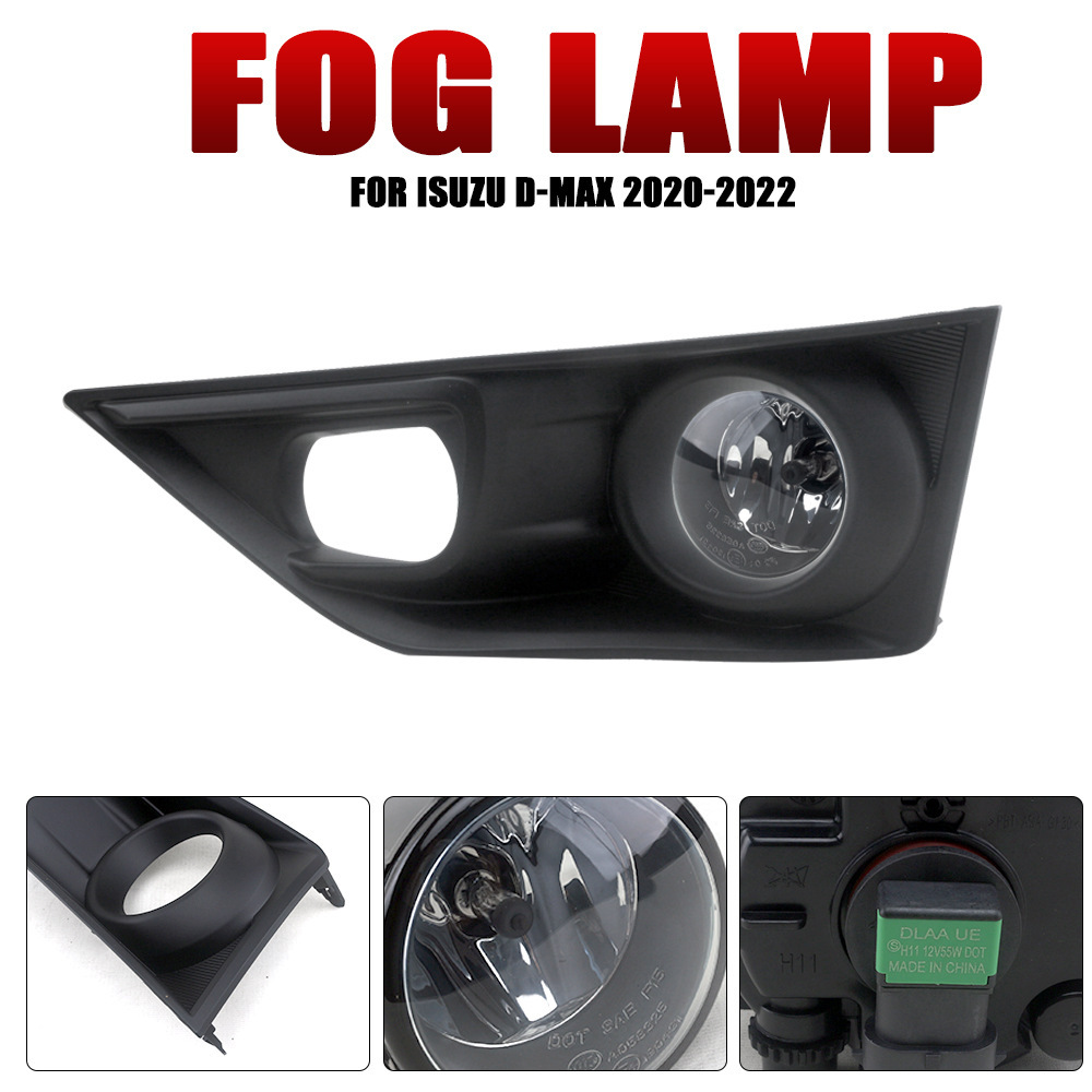Aplicable a ISUZU 20 / 21 / 22 nuevo D-MAX conjunto de lámpara de niebla delantera de luz diurna de halógeno lámpara de barra delantera