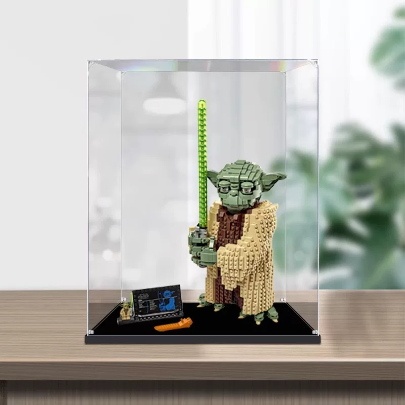 Lego, акриловая подставка, Йода, контейнер для хранения, чехол от пыли, звёздные войны