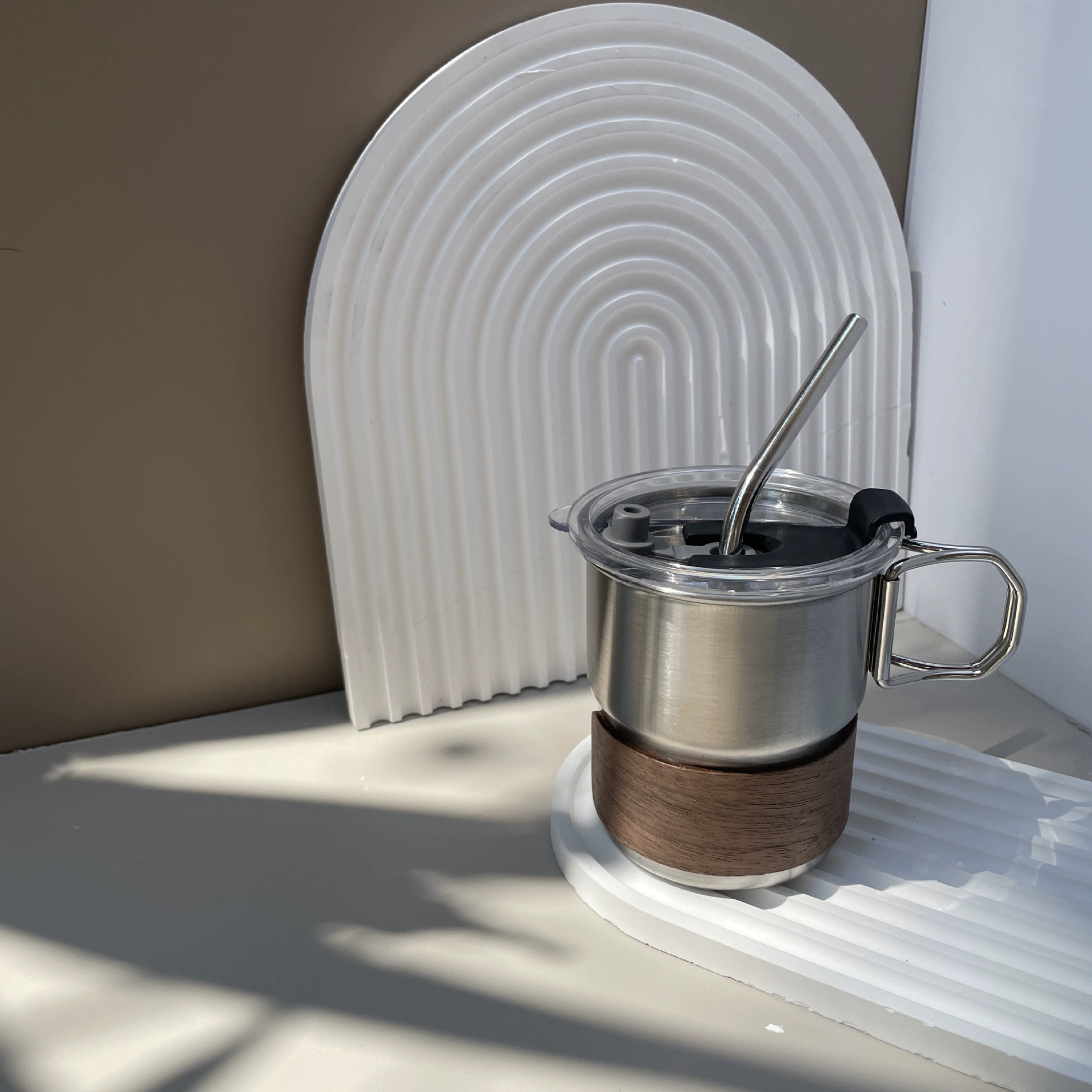 Санитарная нержавеющая сталь бокал для вина, AISI 304, кемпинг-стакан 300/530 мл, гравировка и персонализация