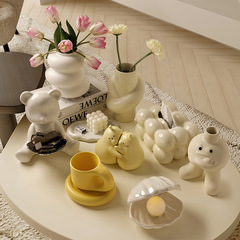 Beihanim Korean Instagram Style Vase Accent Creative Living Room TV Stand Cabinet Desk Decor Item Cross-border Supply